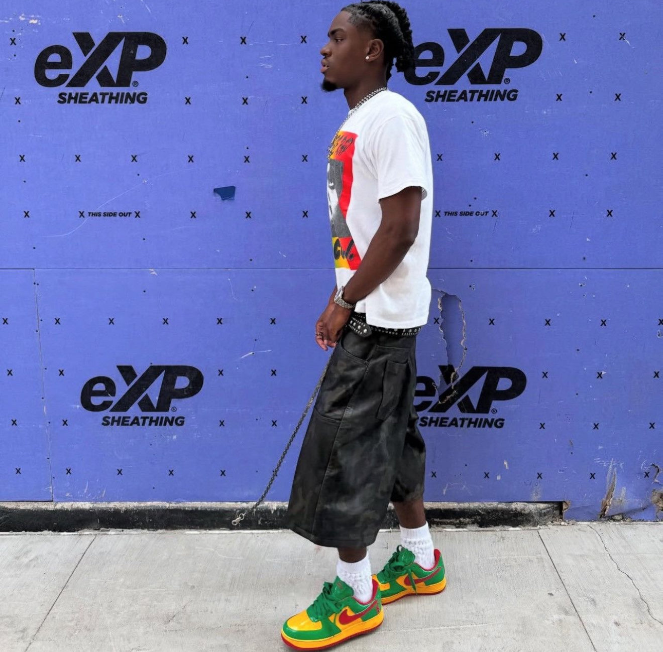 GV Gallery Barrack Leather Shorts