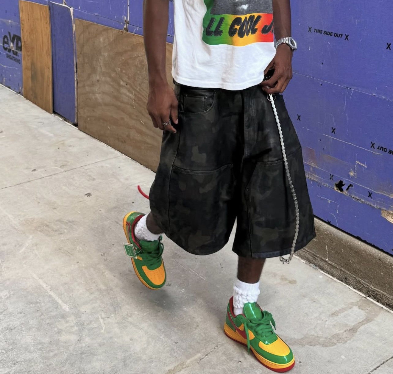 GV Gallery Barrack Leather Shorts